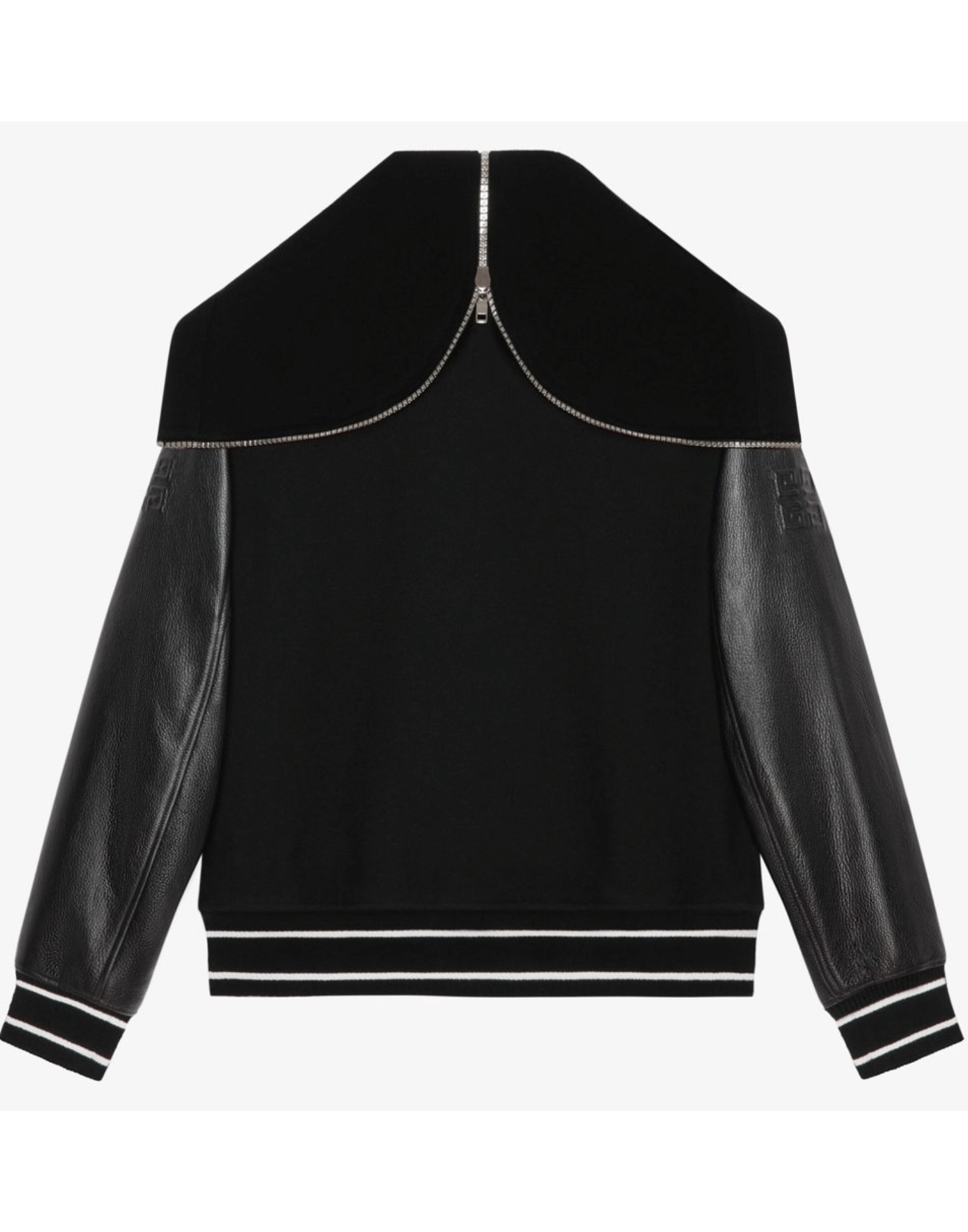 Black Classic Givenchy Letterman Jacket image 1