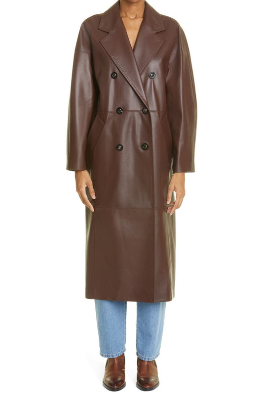 Ussuri Oversize Leather Coat image 0