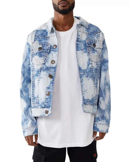 True Religion Jimmy Super T Light Wash Denim Jacket image 0