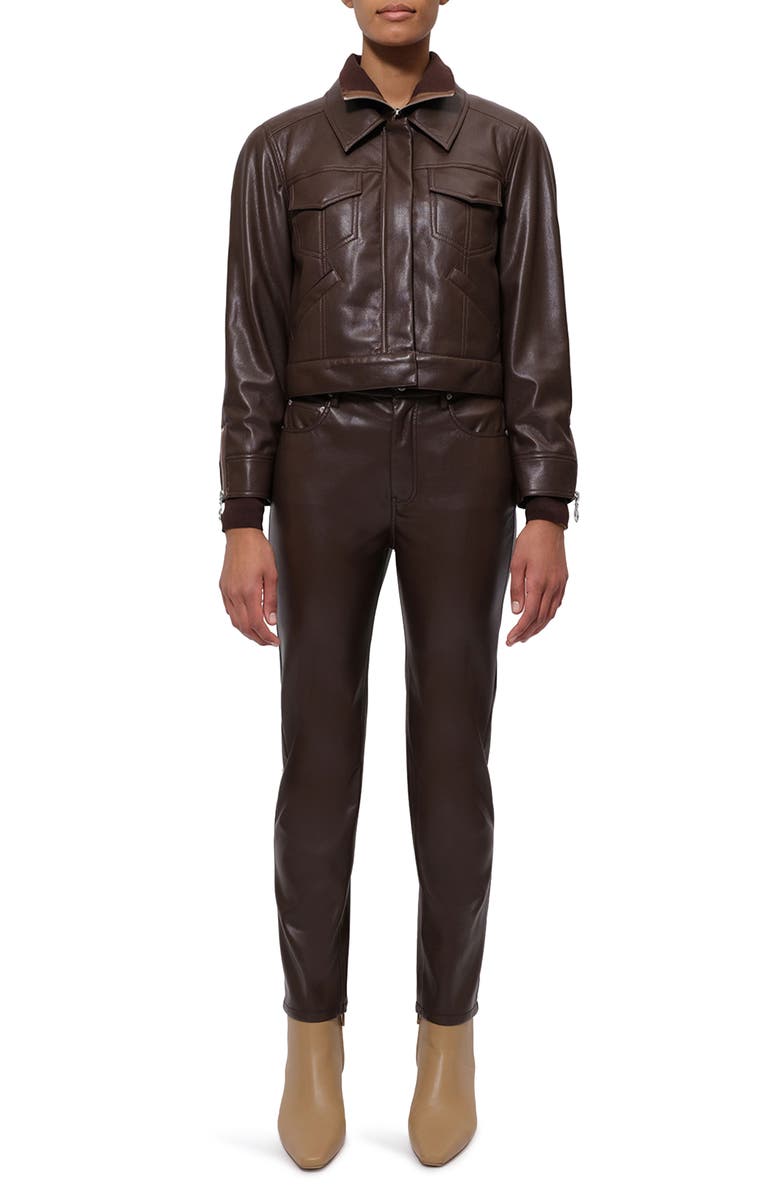 Becka Faux Leather Jacket image 0