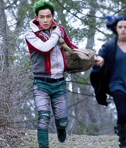 Beast Boy Titans Gar Logan Bomber Jacket image 1