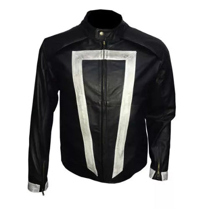 Agents Of Shield Gabriel Luna Ghost Rider Faux Leather Jacket image 1