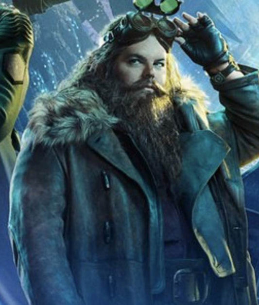 Artemis Fowl Mulch Diggums Leather Coat image 0