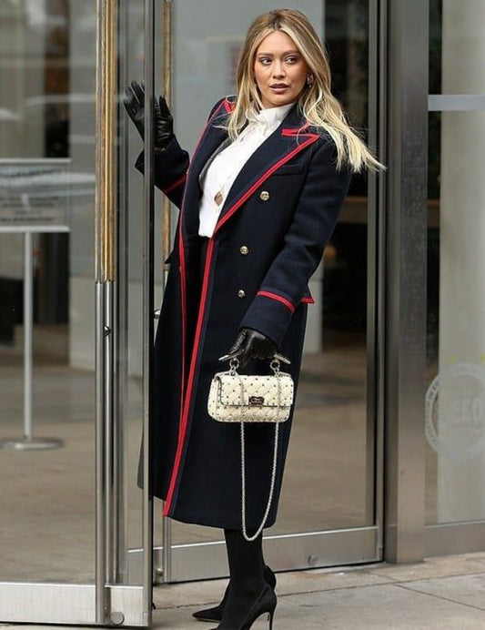 Younger Hilary Duff Wool Coat image 0