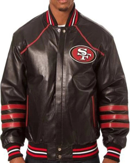 49ers San Francisco Leather Jacket image 0