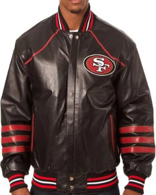 49ers San Francisco Leather Jacket image 0