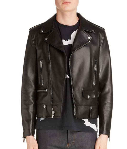 Younger Season 07 Josh Black Leather Jacket image 0