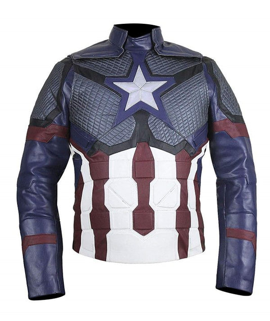 Avengers Endgame Chris Evans Leather Jacket image 0