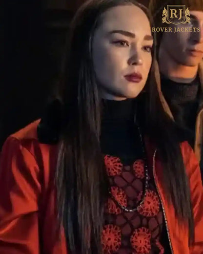 Wednesday Bianca Barclay Bomber Jacket image 1