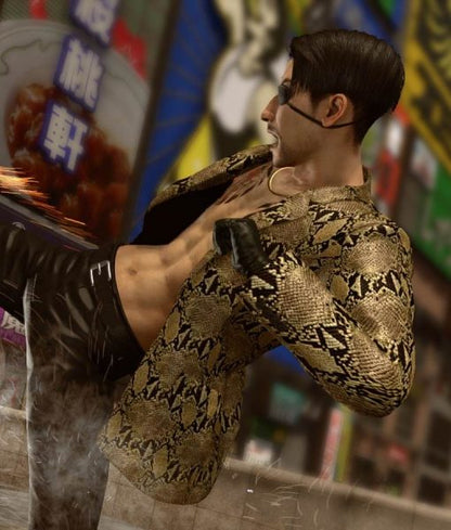 Yakuza Like A Dragon Goro Majima Snakeskin Jacket image 1