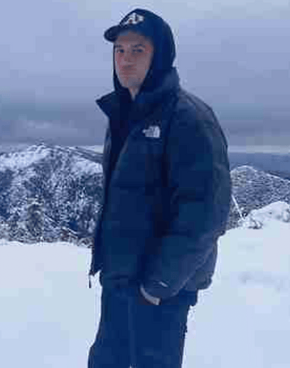 Black G-Eazy Parachute Puffer Jacket image 0