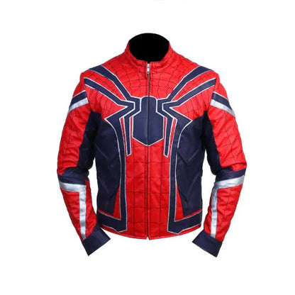 Avengers Infinity War Spider-Man Faux Leather Jacket image 0