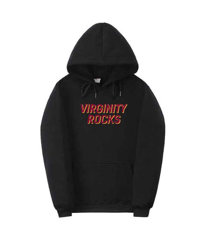 Virginity Rocks Pullover Hoodie image 0