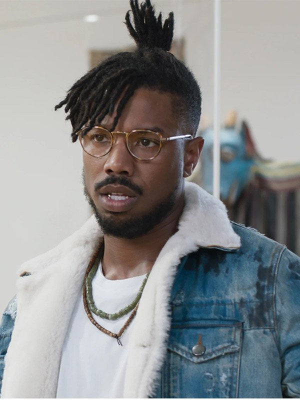 Black Panther Killmonger Denim Jacket image 6