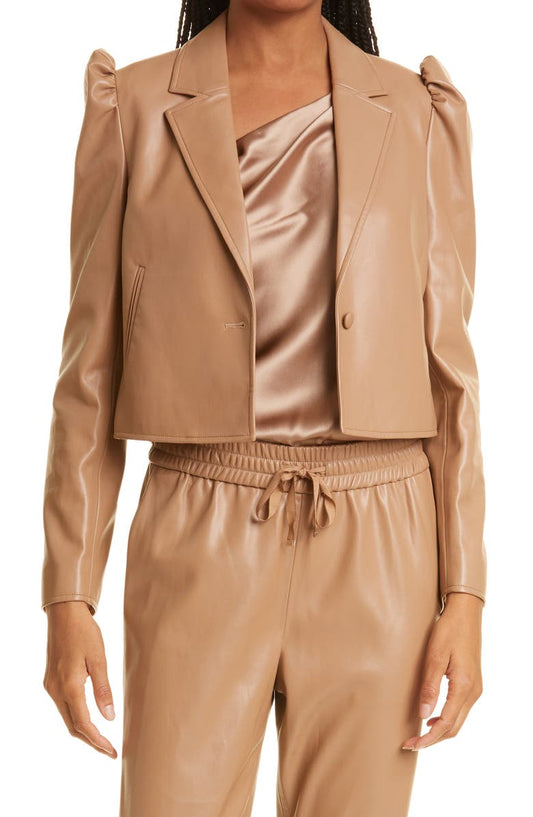 Aliette Faux Leather Jacket image 0