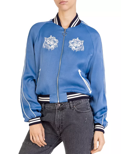 Aisha, the Fate Winx Saga Tiger Bomber Jacket image 4