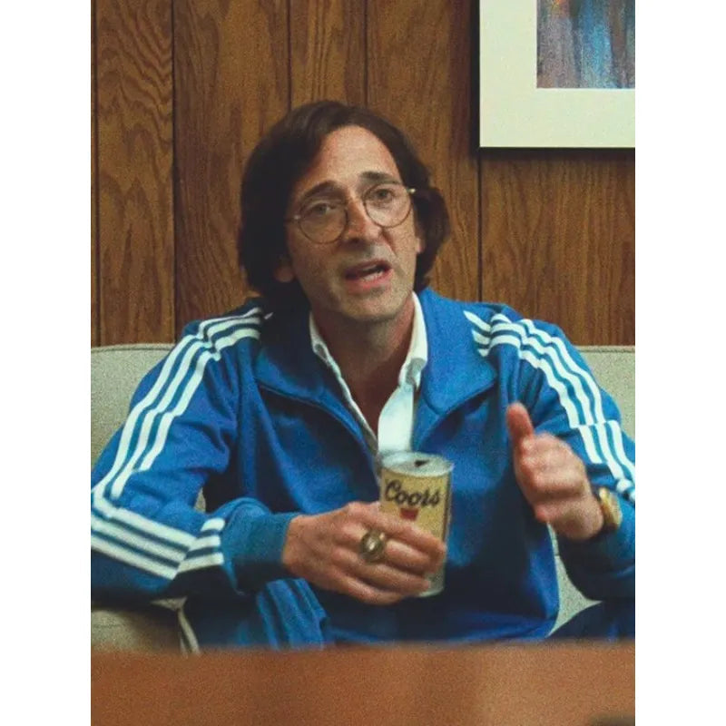 Winning Time The Rise of the Lakers Dynasty S02 Adrien Brody Blue Jacket image 0