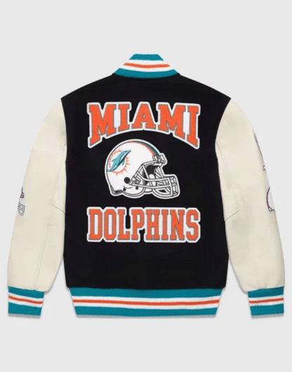 Black OVO NFL Varsity Jacket image 1