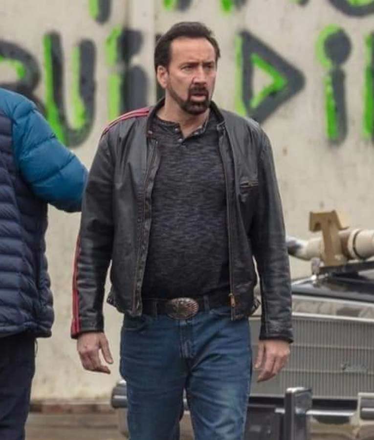 Willy’s Wonderland Nicolas Cage Leather Jacket image 0