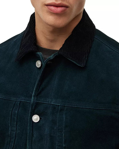 ALLSAINTS Fuse Suede Trucker Jacket image 3