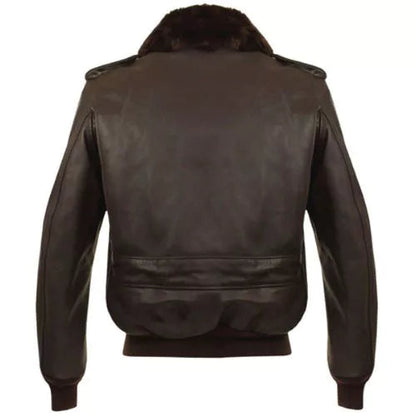 A2 Bomber Flight Genuine Real Leather Jacket image 1