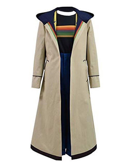13th Doctor Who Hooded Trench Coat image 0