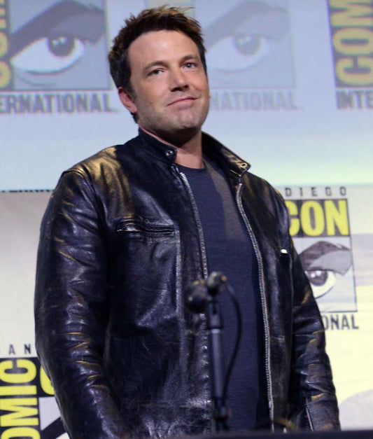 Zack Snyders Justice League Ben Affleck Leather Jacket image 0
