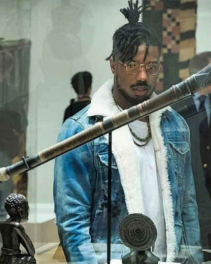 Black Panther Killmonger Denim Jacket image 2