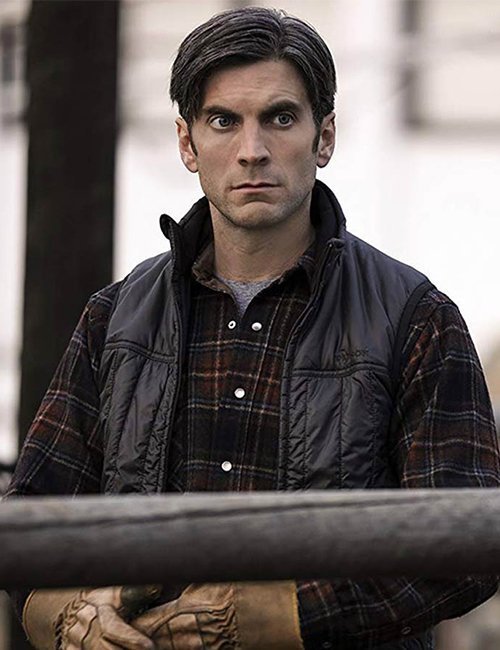 Wes Bentley Yellowstone Black Vest image 0