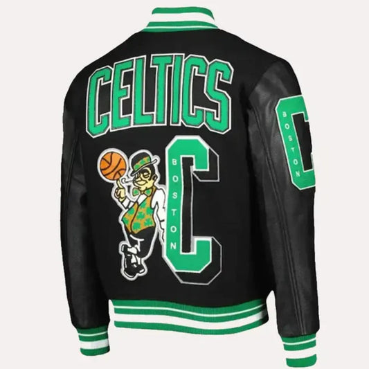 Boston Celtics Mash Up Finals Varsity Jacket image 0