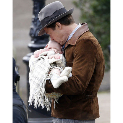 Allied Brad Pitt Max Vatan Leather Jacket image 6