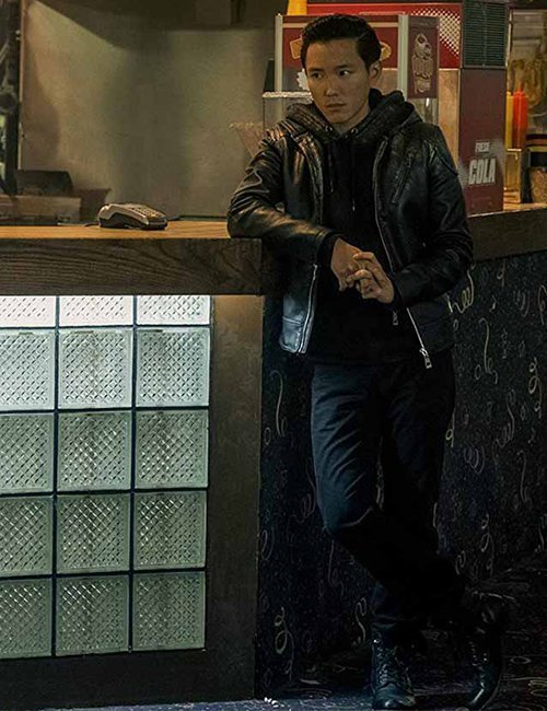 Ben Hargreeves The Umbrella Academy Leather Jacket image 0