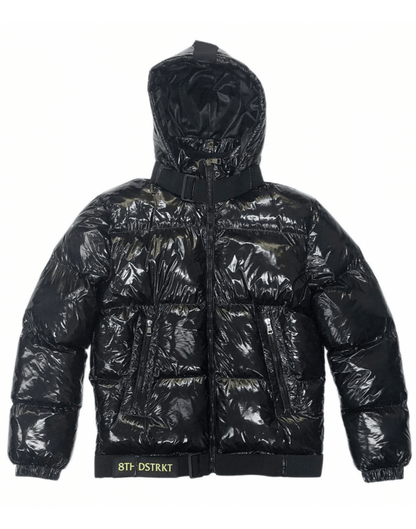 8th District Puffer Hoodie image 1