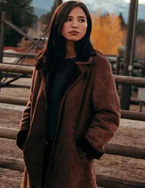 Yellowstone Monica Dutton Shearling Coat image 0