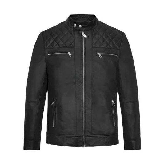 Men's Mirage Black Leather Jacket image 0