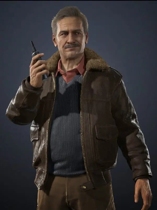 Victor Sullivan Uncharted 4 Leather Jacket image 0