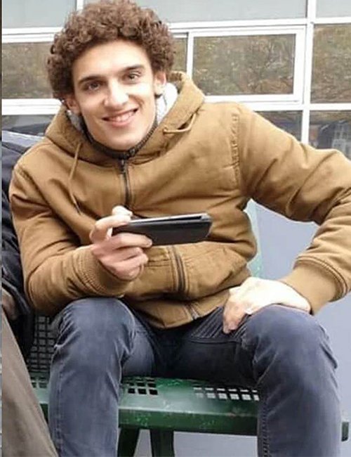 Basile Skam France Paul Scarfoglio Brown Bomber Jacket image 0