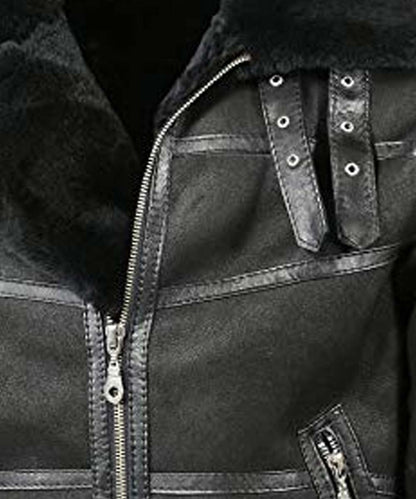 Aviator Mens B16 Shearling Jacket image 3