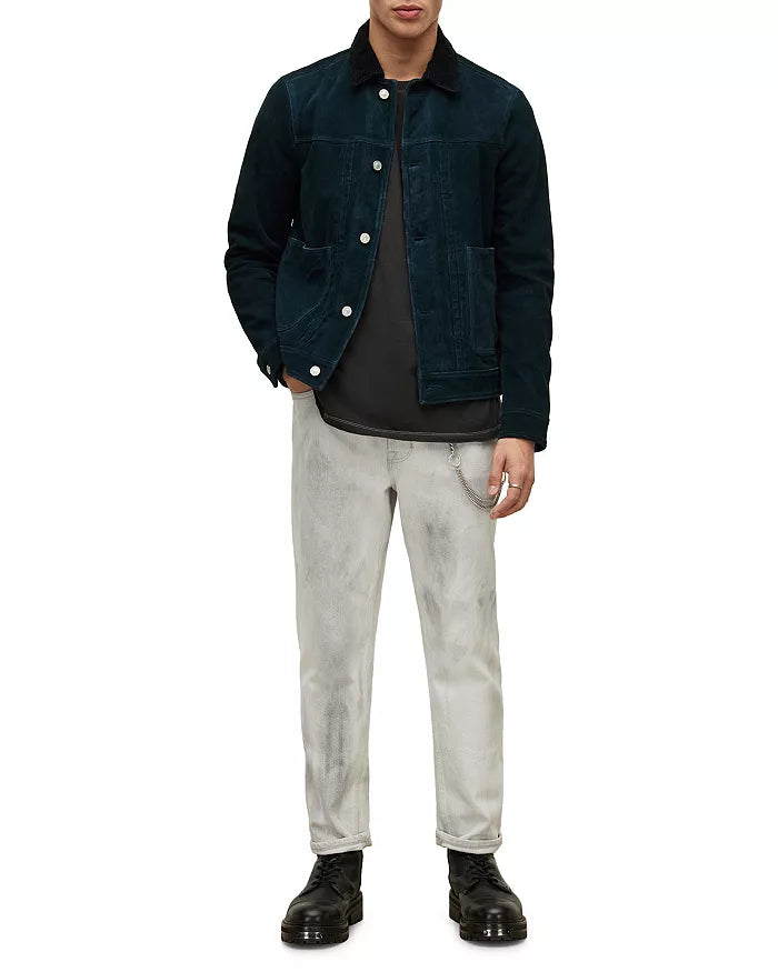 ALLSAINTS Fuse Suede Trucker Jacket image 5