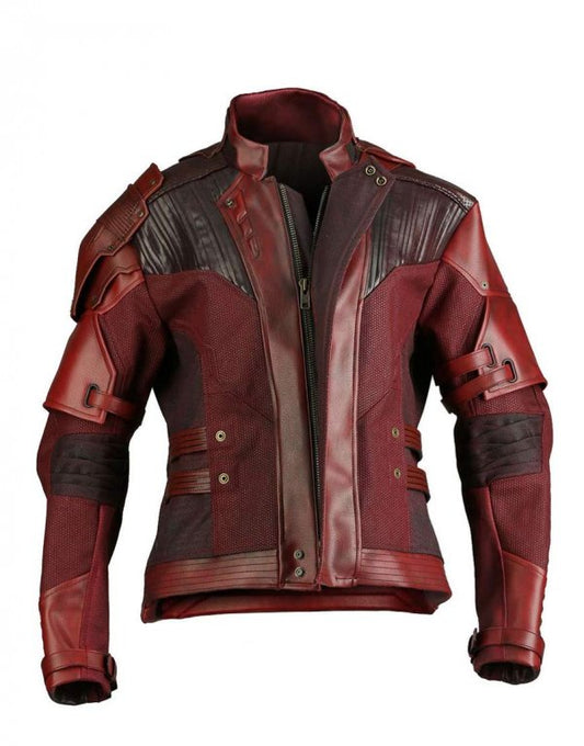 Avengers Infinity War Star Lord Leather Jacket image 0