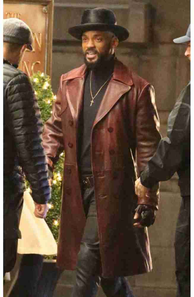 Will Smith Suicide Squad Deadshot Trench Coat image 1