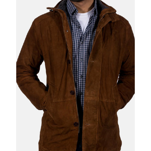 Men’s Brown Sheriff Suede Jacket image 0