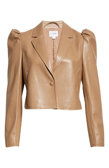 Aliette Faux Leather Jacket image 4