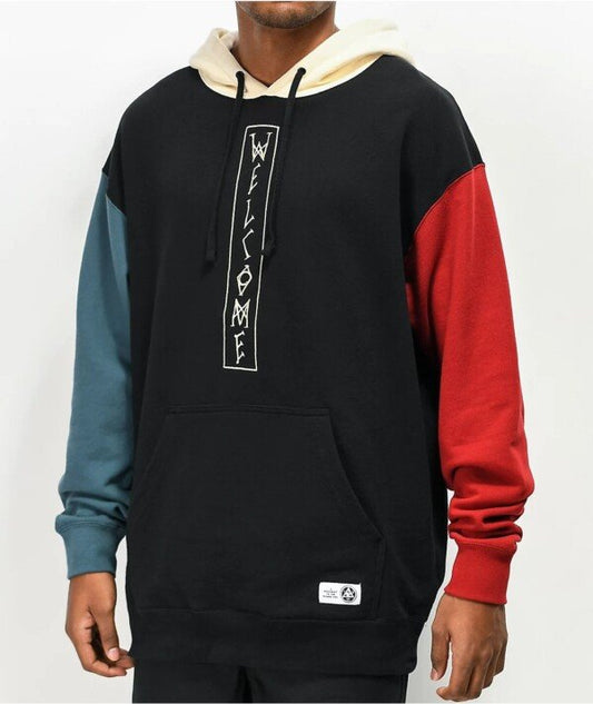 Welcome Black, Blue &amp; Red Hoodie image 0