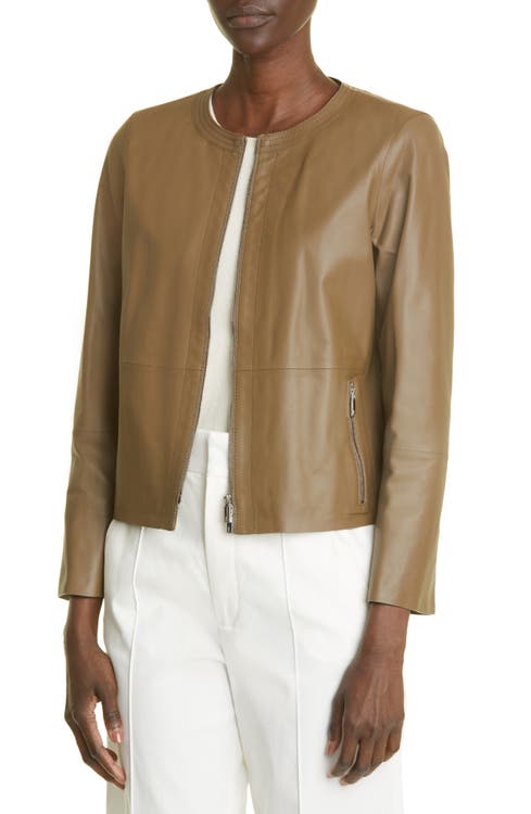 Women's Griffith Lambskin Leather Jacket image 0