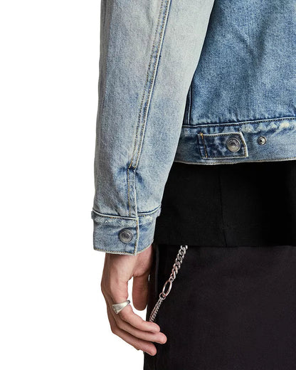 ALLSAINTS Ilkley Sherpa-Lined Denim Jacket image 3