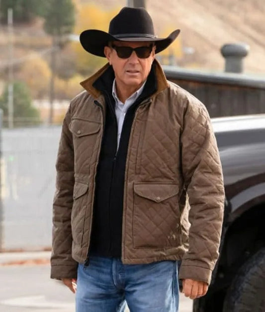 Yellowstone John Dutton Quilted Jacket image 0