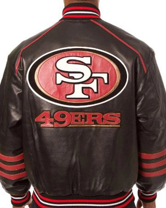 49ers San Francisco Leather Jacket image 1