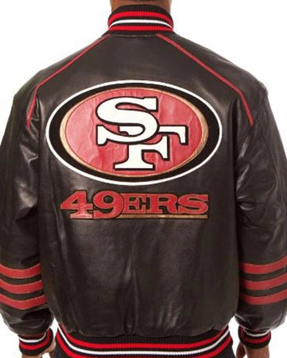 49ers San Francisco Leather Jacket image 1