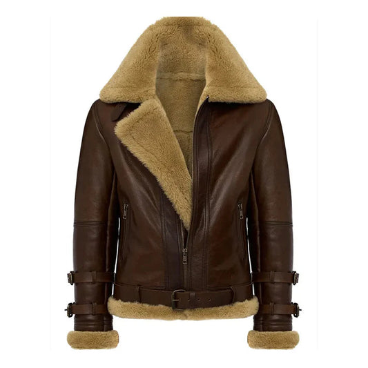 Men's RAF Aviator Faux Shearling Bomber Douglas Premium Jacket image 0